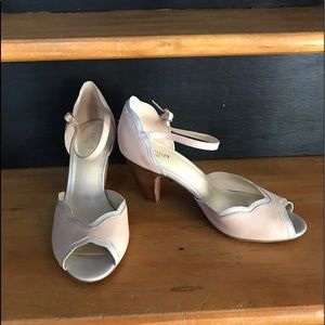 Crown Vintage Born Claire Retro Peep Toe Heels